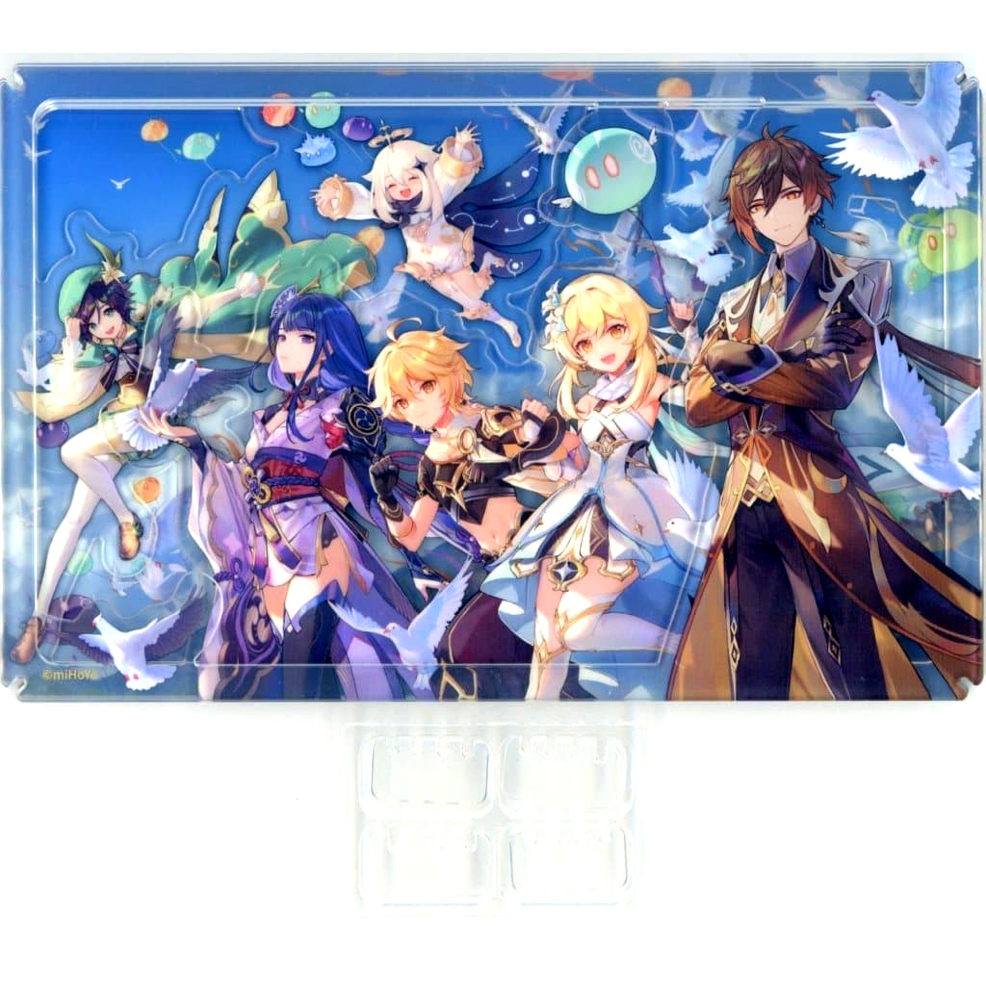 Group 1st Anniversary Illustration Genshin Impact 1st Anniversary Illustration Layered Acrylic Art [USED]