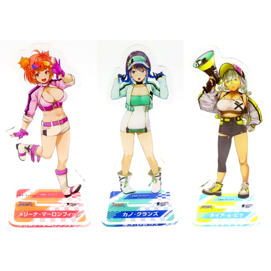 Melina & Kano & Neia (Takashi Minakuchi Illustration) Mobile Suit Gundam Original Acrylic Stand Set A GGGP2024 [USED]