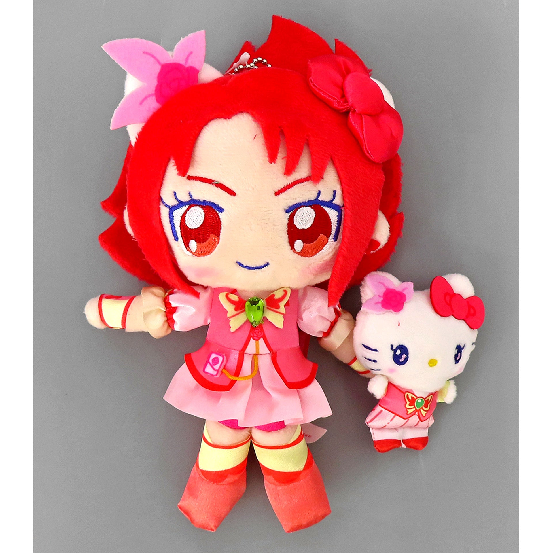 Cure Rouge x Hello Kitty Yes! Precure 5 GoGo! x Sanrio Characters Mascot Holder [USED]