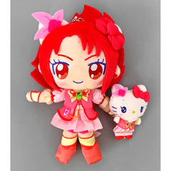 Cure Rouge x Hello Kitty Yes! Precure 5 GoGo! x Sanrio Characters Mascot Holder [USED]