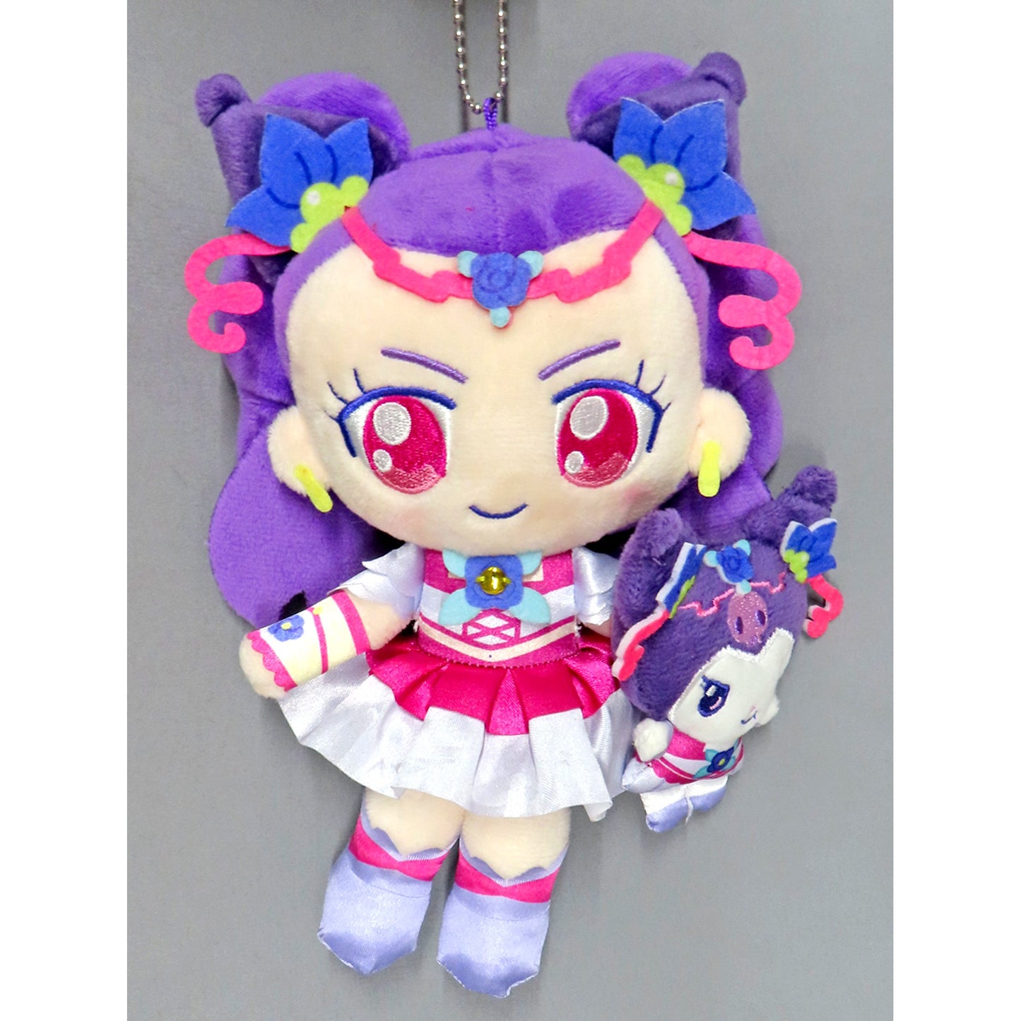 Milky Rose x Kuromi Yes! Precure 5 GoGo! x Sanrio Characters Mascot Holder [USED]