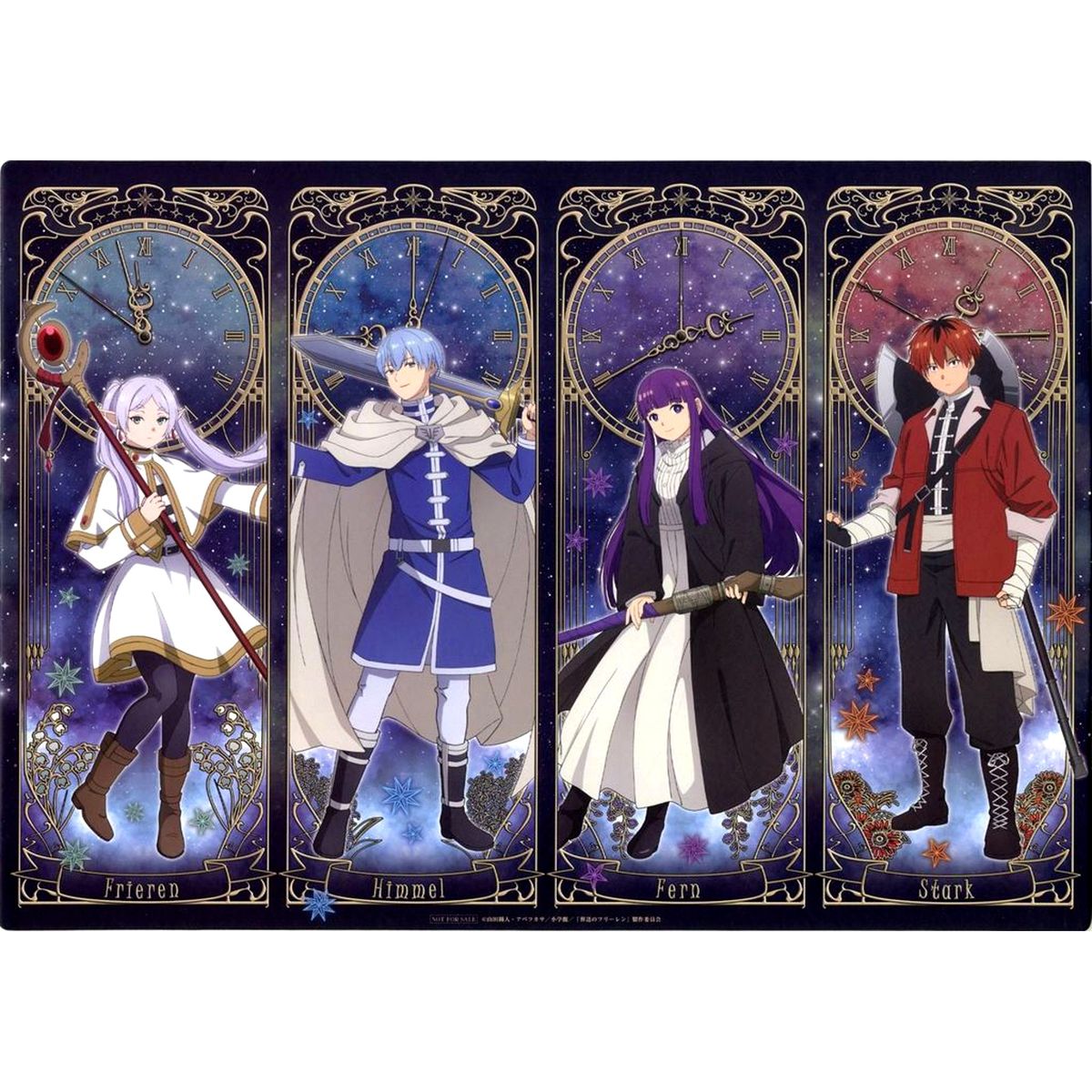 Group Frieren: Beyond Journey's End Webkuji 2nd Series In Store Limited A3 Visual Panel Last WIN Prize [USED]