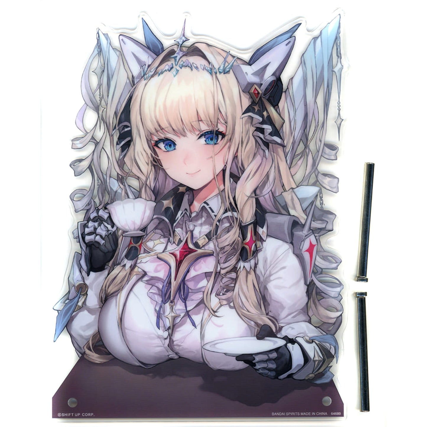 Goddess of Victory: Nikke Crown Ichiban Kuji Chapter 4 Bust-Up Acrylic Board Prize D Acrylic Stands [USED]