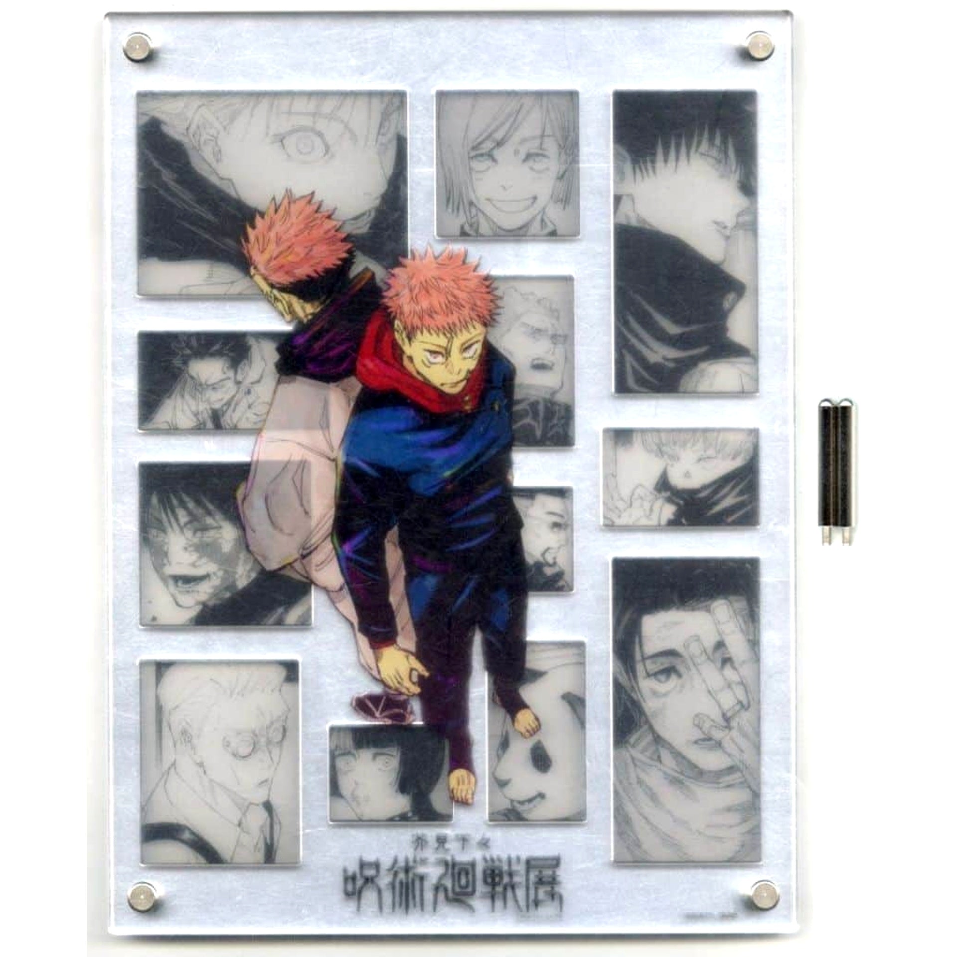Jujutsu Kaisen Yuji Itadori & Others Dramatic Diorama Panel Akutami Gege Jujutsu Kaisen Exhibition Limited Made-to-Order Limited Acrylic Item [USED]