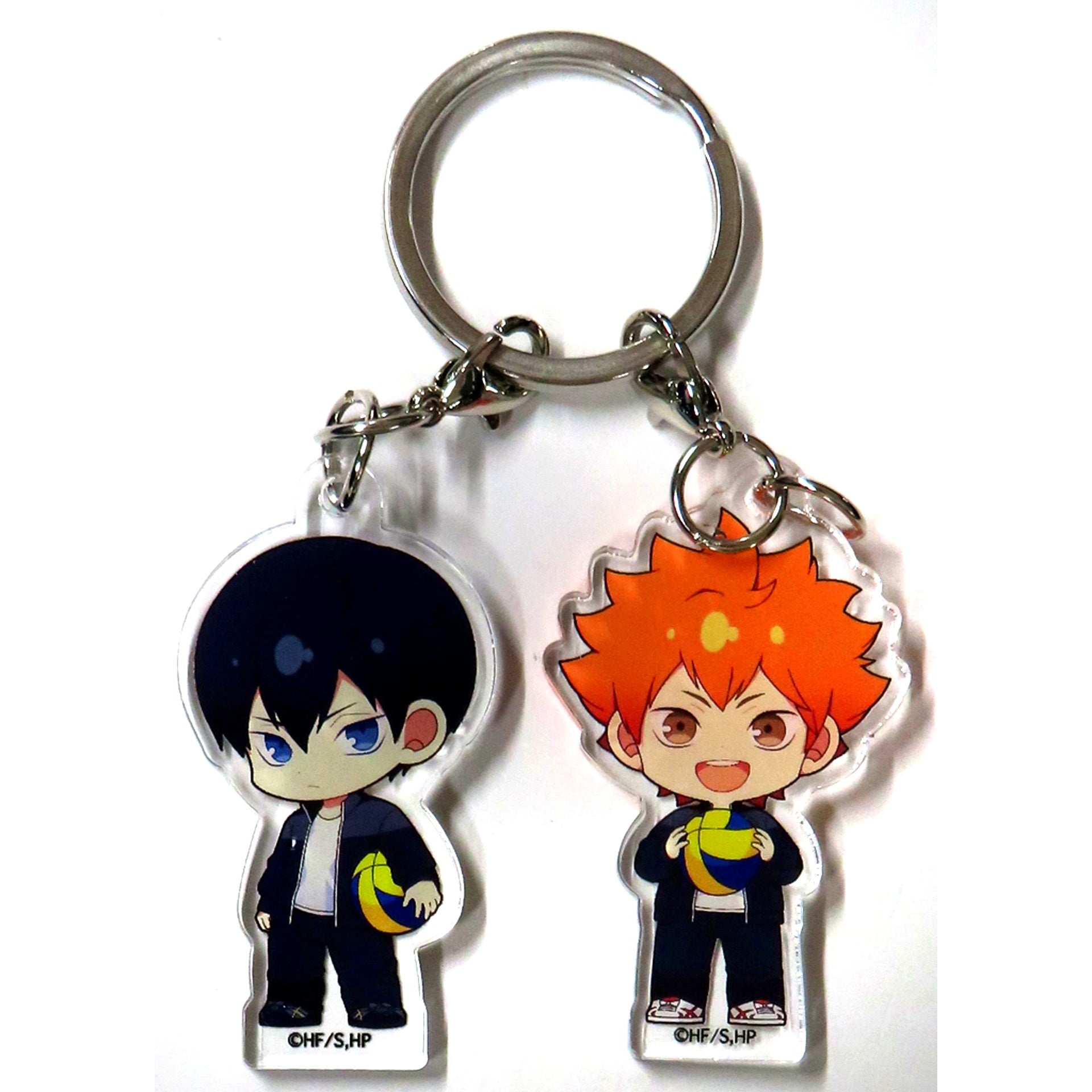 Shoyo Hinata & Tobio Kageyama Haikyu!! Trading Acrylic Keychain Set JF2025 Ver Jump Festa 2025 [USED]