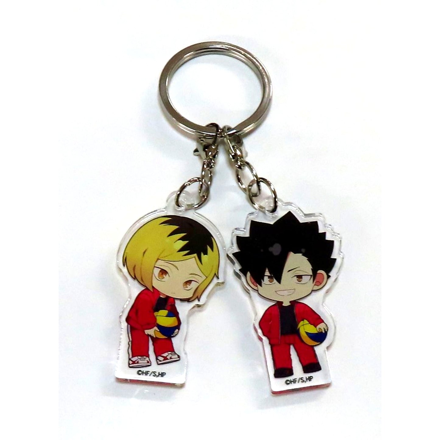 Kenma Kozume & Tetsuro Kuroo Haikyu!! Jump Festa 2025 Goods Trading Acrylic Keychain Set JF2025 Ver. [USED]