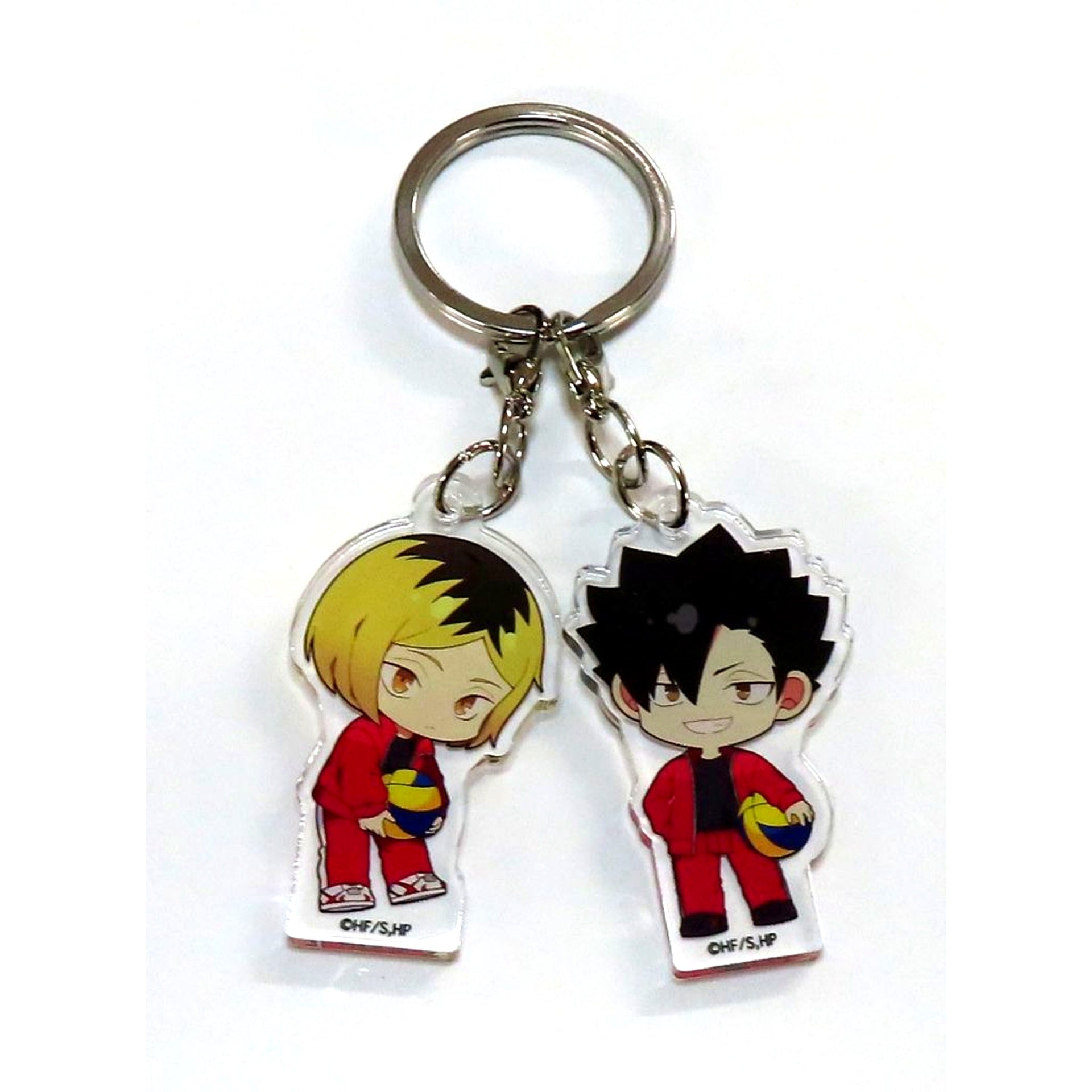 Kenma Kozume & Tetsuro Kuroo Haikyu!! Jump Festa 2025 Goods Trading Acrylic Keychain Set JF2025 Ver. [USED]