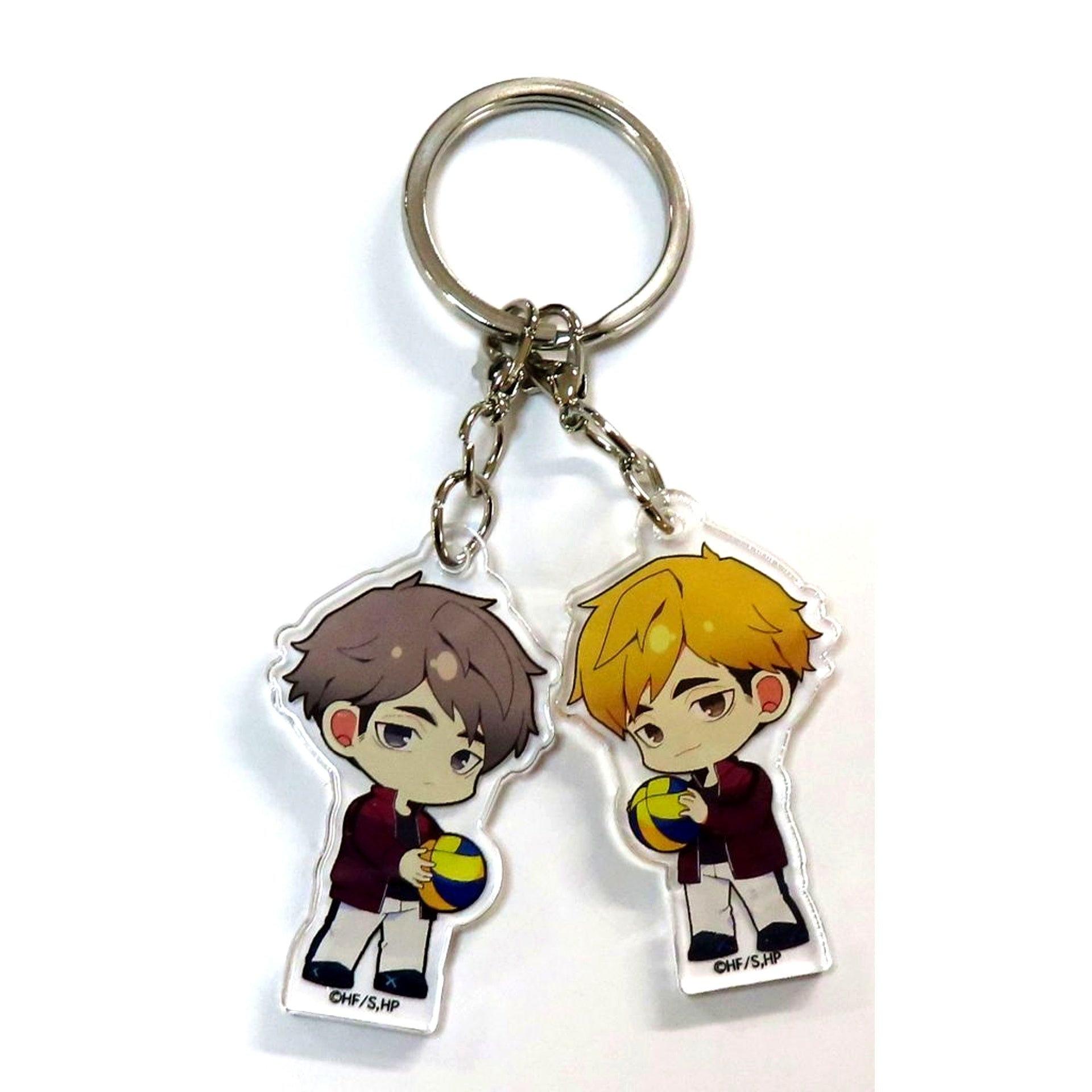 Atsumu Miya & Osamu Miya Haikyu!! Trading Acrylic Keychain Set JF2025 Ver Jump Festa 2025 [USED]