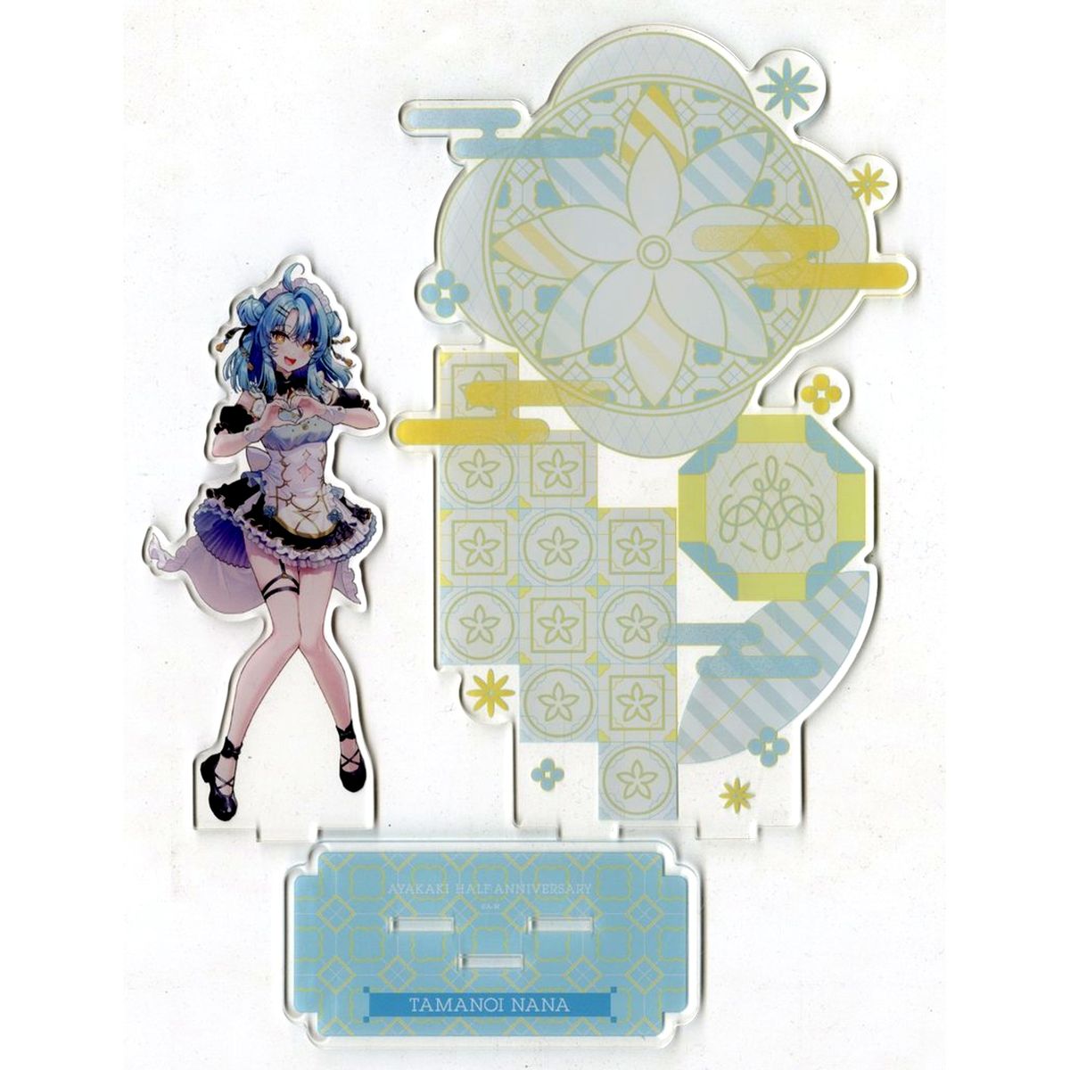 Nana Tamanoi Ayakaki Acrylic Stand Virtual YouTuber Nijisanji Izure Ayame ka Kakitsubata Half Anniversary [USED]