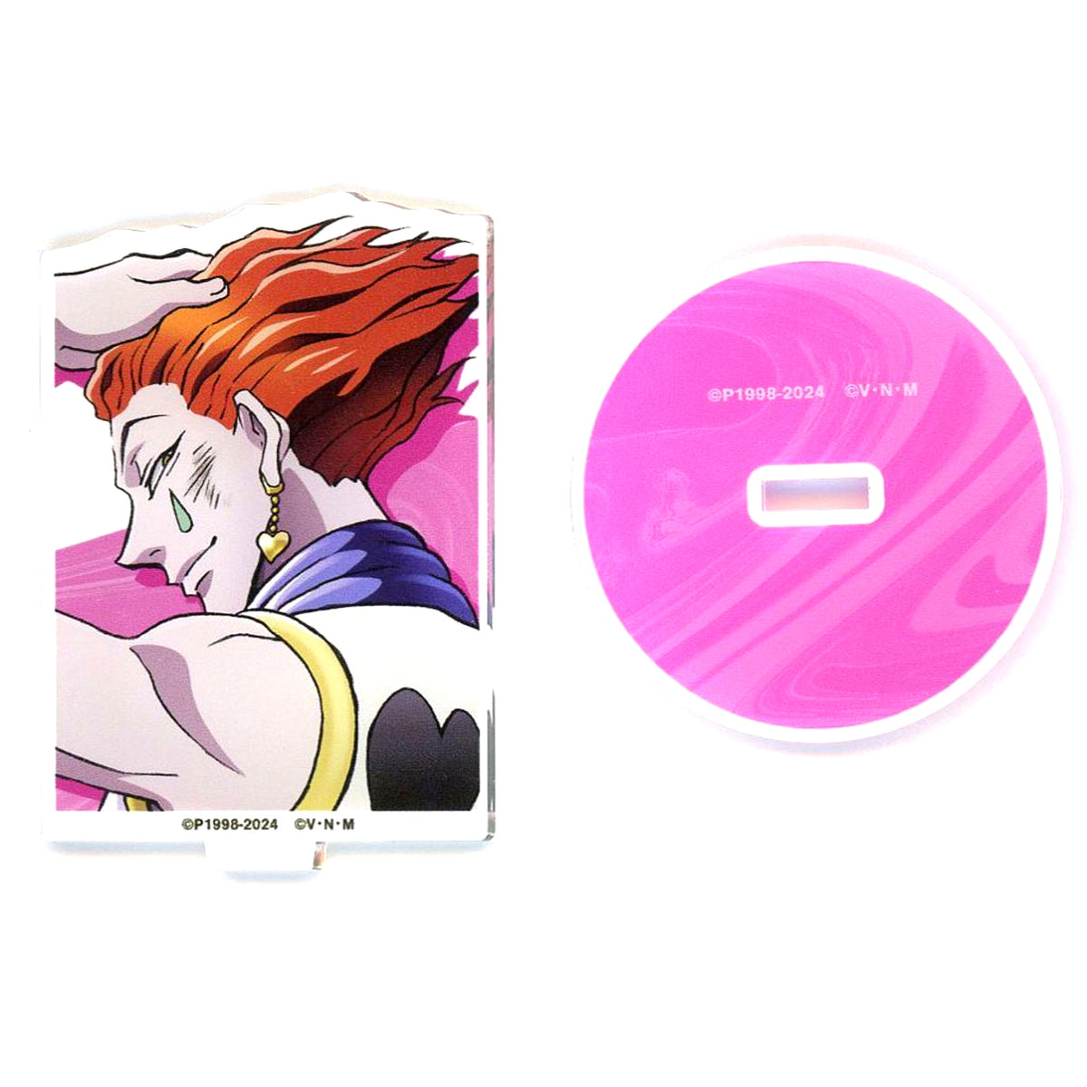 Hisoka Morow Upper Body Hunter x Hunter animate Fair in 2024 Winter Illustration Fighting Back Ver. Acrylic Stand [USED]