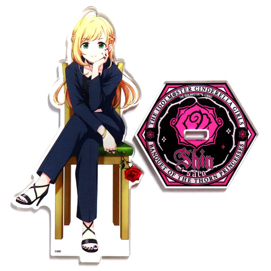 Shin Sato The Idolmaster Cinderella Girls x HUB Acrylic Stand Rose Shot [USED]