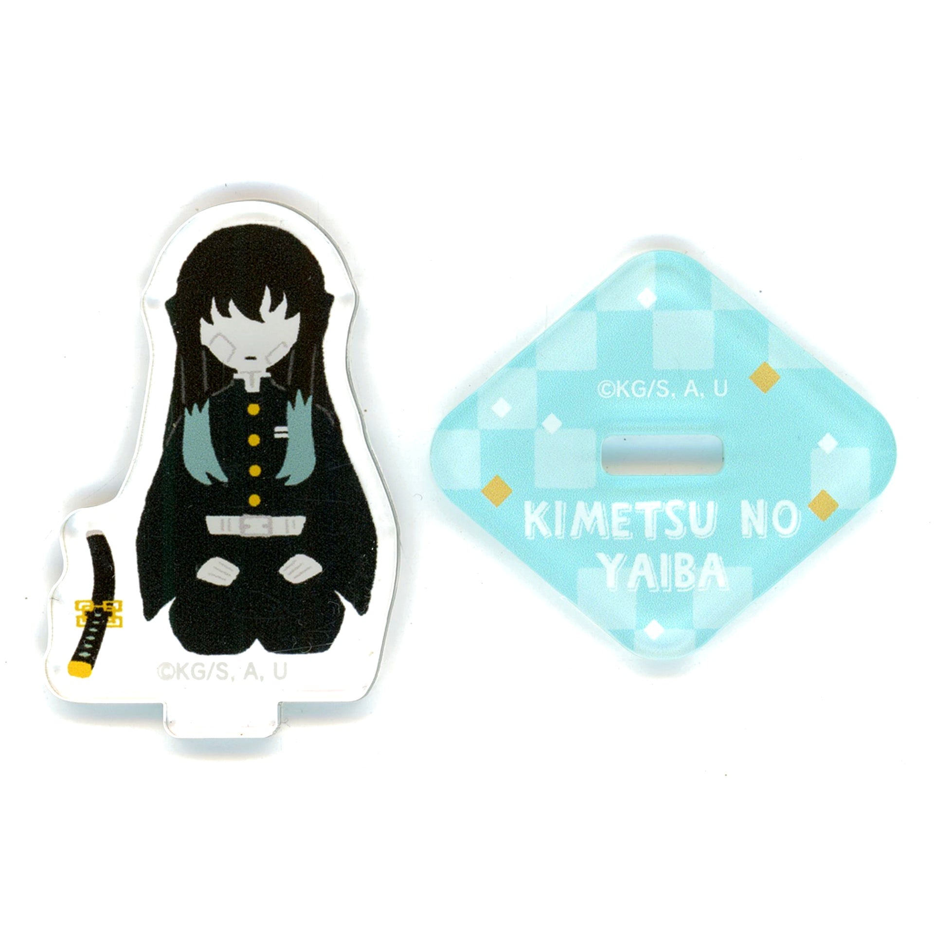 Muichiro Tokito Demon Slayer: Kimetsu no Yaiba Mini Acrylic Stand Collection Yuru Palette - Emergency Hashira Meeting Ver. [USED]