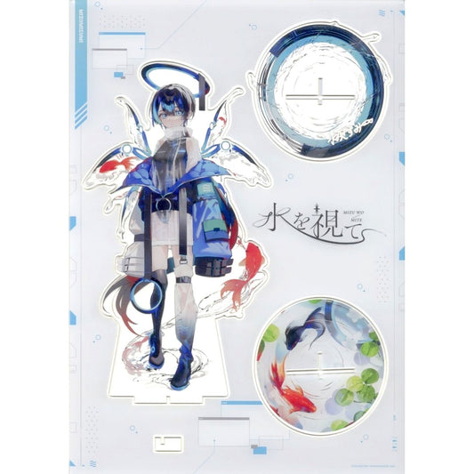 Zumi Mizumi Illustration Autographed A3 Size BIG Acrylic Stand Zumi Mizumi Solo Exhibition Mizu wo Mite Made-to-Order Limited [USED]