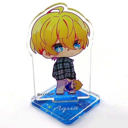 Aquamarine Hoshino Oshi No Ko New B-Komachi Official Shop 2024 in animate Trading Mini Character Acrylic Stand Plush Ver. [USED]
