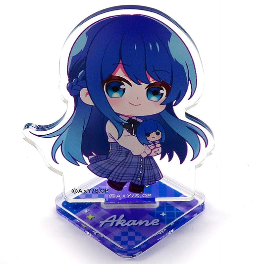 Akane Kurokawa Oshi no Ko New B-Komachi Official Shop 2024 in Animate Trading Mini Character Acrylic Stand Figure Plush Ver. [USED]