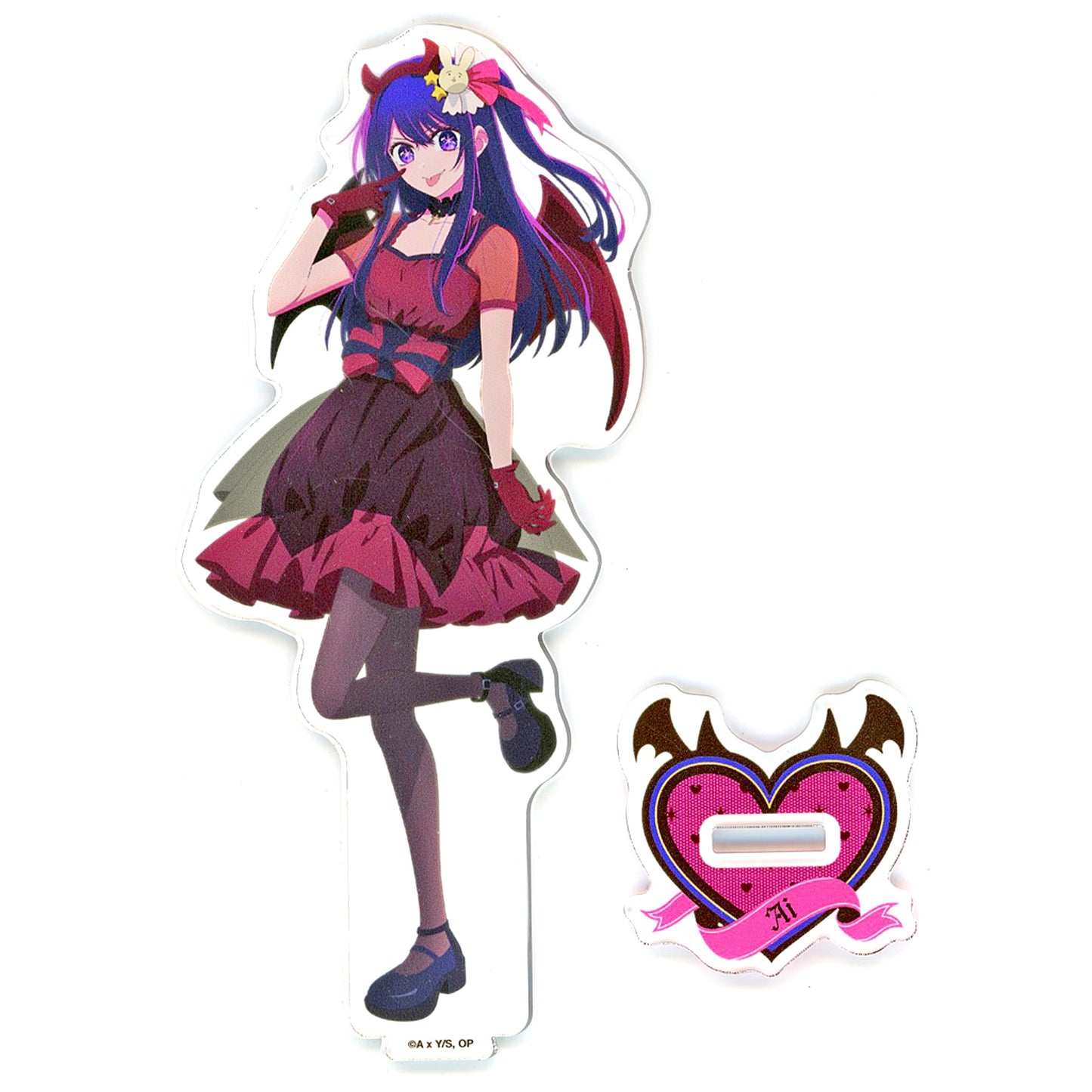 Ai Hoshino Oshi no Ko x Bic Camera Group Goods Fair Black Devil Stars Acrylic Stand [USED]