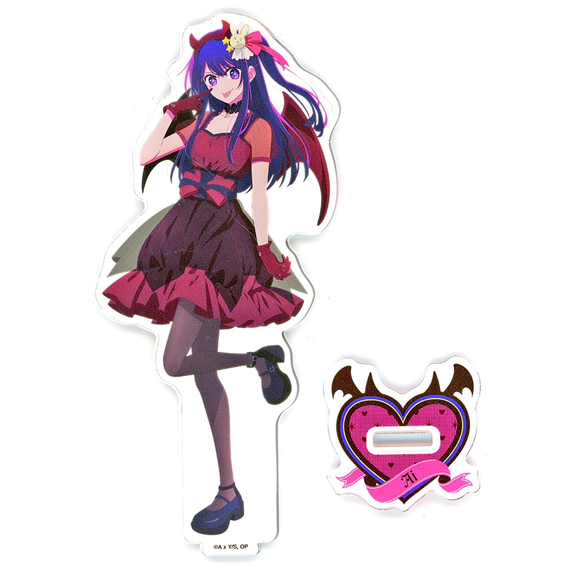 Ai Hoshino Oshi no Ko x Bic Camera Group Goods Fair Black Devil Stars Acrylic Stand [USED]