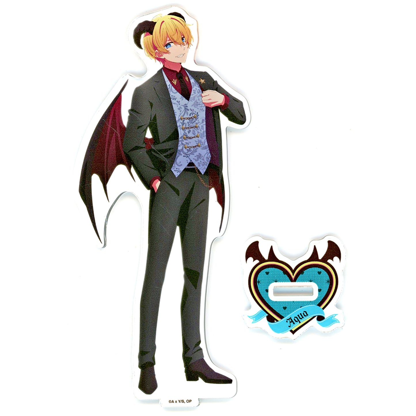 Aquamarine Hoshino Aqua Acrylic Stand Oshi no Ko x Bic Camera Group Goods Fair Black Devil Stars [USED]