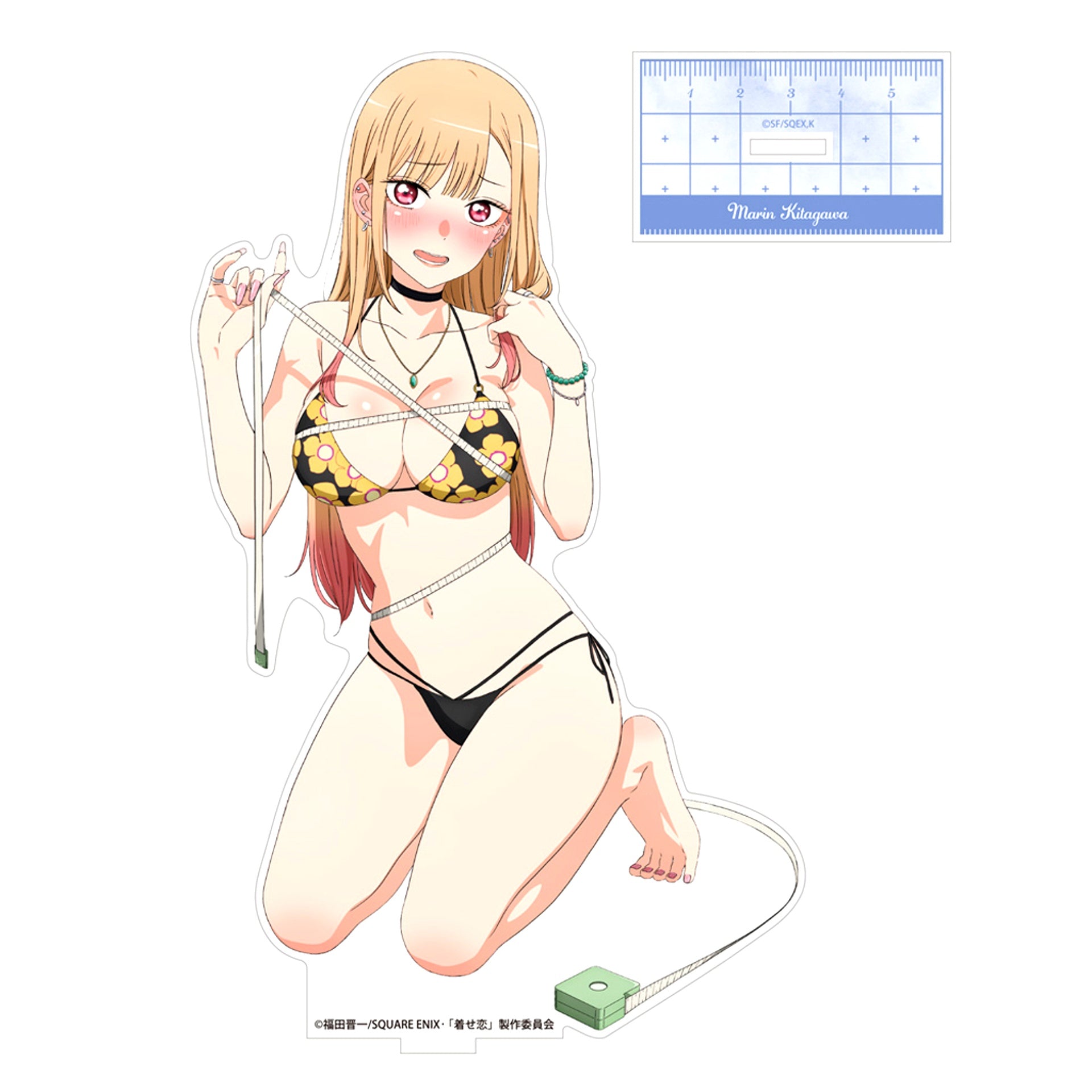 Marin Kitagawa Illustration Acrylic Stand Large Heart-Pounding Measurement Ver. My Dress-Up Darling [USED]