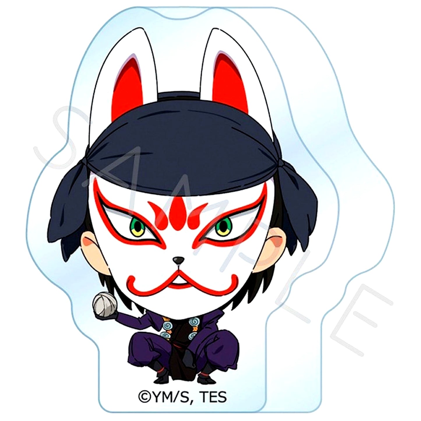 Genba Kazama E. Acrylic Mini Block The Elusive Samurai [USED]