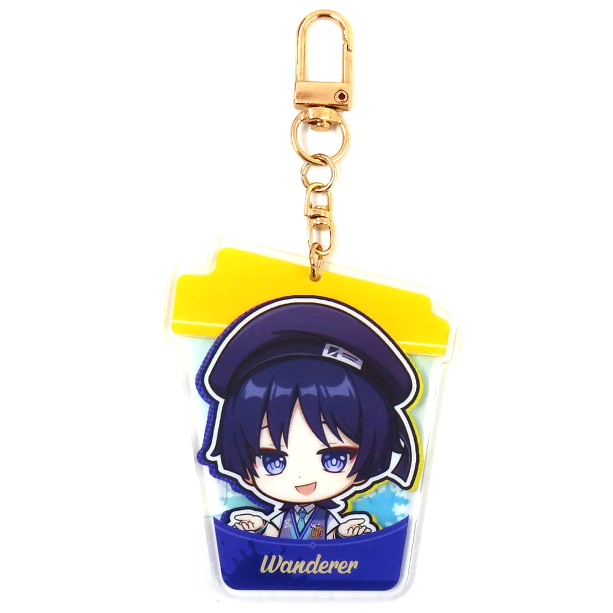 Genshin Wanderer On the Palm Collaboration Acrylic Keychain MEGA MGC COFFEE Korea Exclusive Keychains [USED]