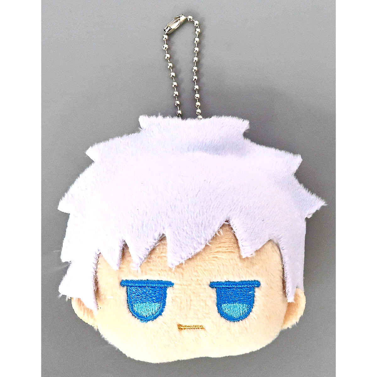 Satoru Gojo Jujutsu Kaisen x Daiso Seria Can Do Plush Keychain Face [USED]