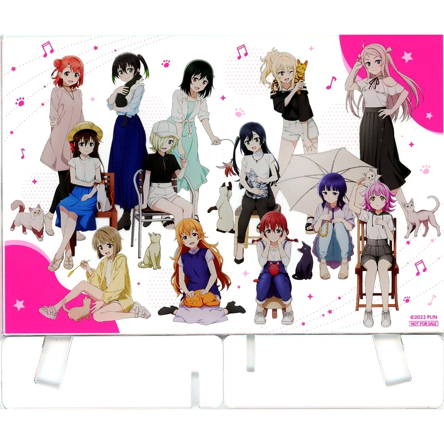 All Characters Love Live Nijigasaki High School Idol Club x Karaoke Manekineko W Chance Campaign Winning Item Acrylic Stand [USED]