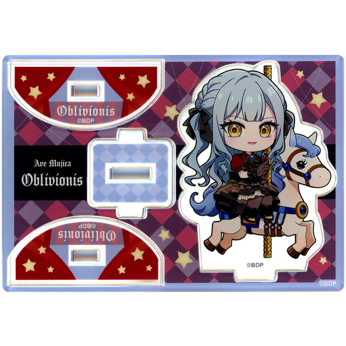 Oblivionis BanG Dream! MyGO!!!!! x Ave Mujica POP UP STORE at UNIVERSAL MUSIC STORE HARAJUKU Merry-Go-Round Style Trading Acrylic Stand [USED]
