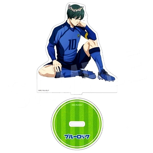 Rin Itoshi Acrylic Figure Stand BIRTHDAY FLOWER II Ver. Blue Lock [USED]
