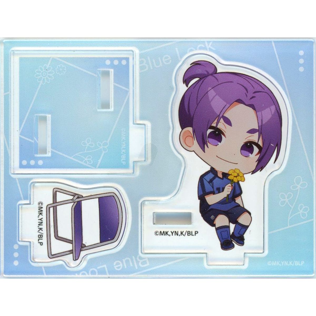 Reo Mikage Blue Lock Trading Acrylic Stand Birthday Flower II Mini Character Ver. [USED]