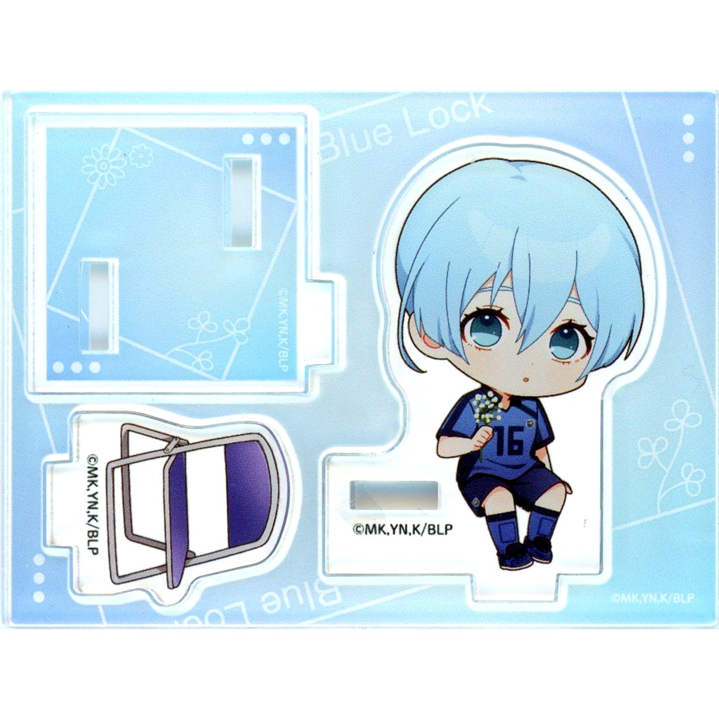 Yo Hiori Blue Lock Trading Acrylic Stand Birthday Flower II Mini Character Ver. [USED]