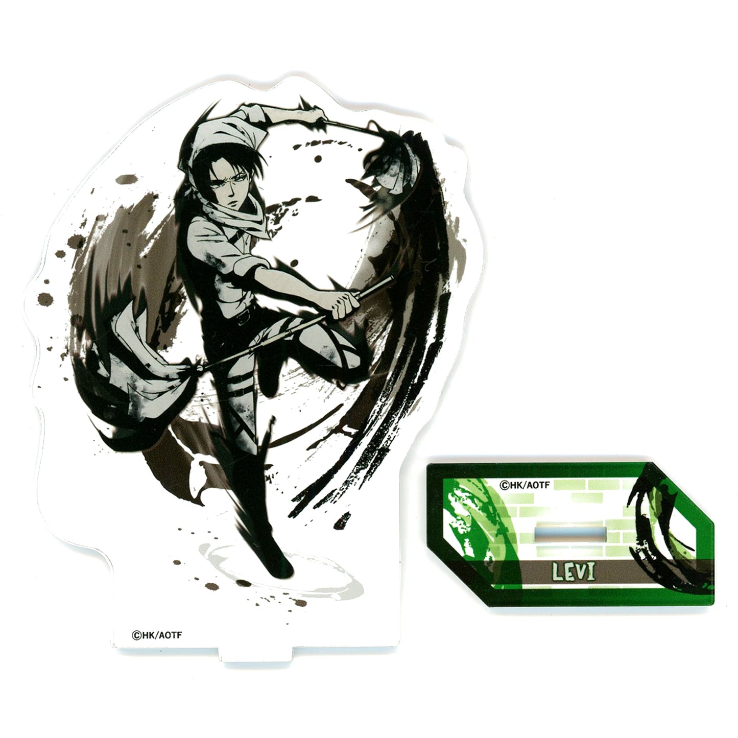 Levi Ackerman Design B Cleaning Attack on Titan Ink Painting Style Acrylic Stand Vol.2 [USED]