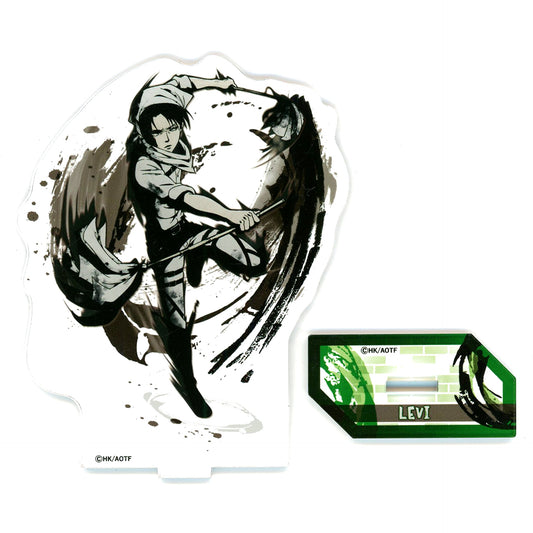 Levi Ackerman Design B Cleaning Attack on Titan Ink Painting Style Acrylic Stand Vol.2 [USED]