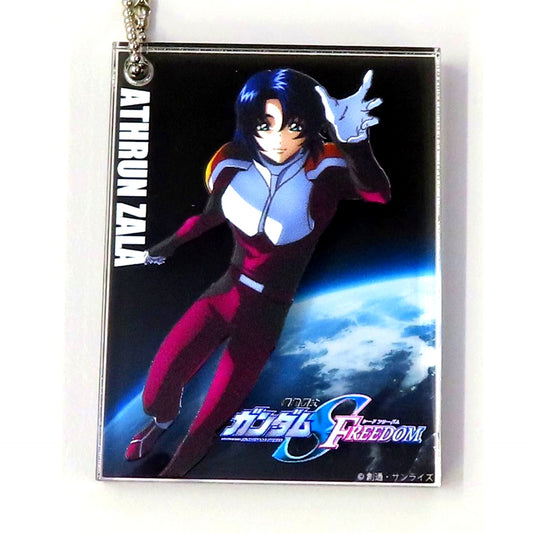 Athrun Zala Acrylic Keychain Mobile Suit Gundam SEED FREEDOM Hochi Entertainment Market [USED]