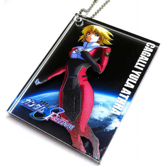 Cagalli Yula Athha Mobile Suit Gundam SEED FREEDOM Hochi Entertainment Market Acrylic Keychain [USED]