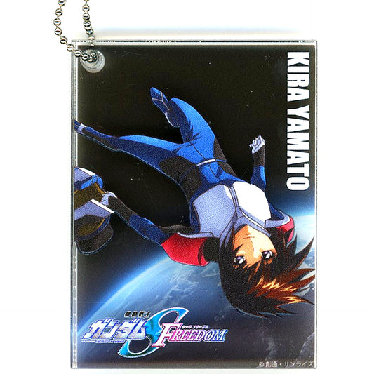 Kira Yamato Mobile Suit Gundam SEED FREEDOM Acrylic Keychain Hochi Entertainment Market [USED]