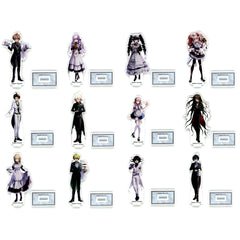 Set of 12 Danganronpa Series x Men Pop Up Shop in Marui Men Illustration Maid & Butler Ver. Trading Acrylic Stand [USED]