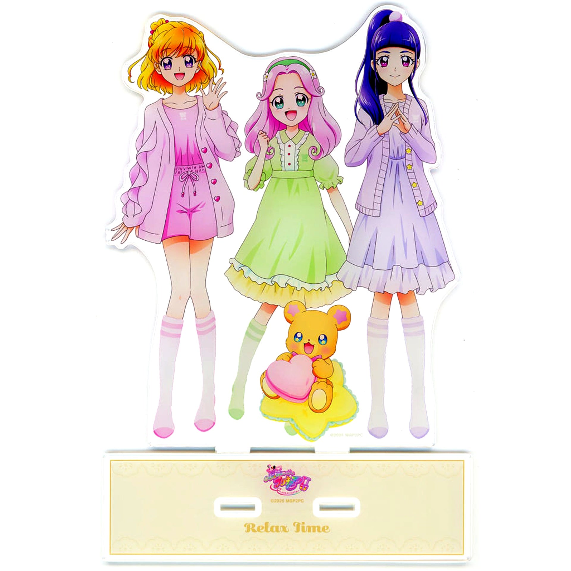 Group Witchy Precure!! MIRAI DAYS BIG Acrylic Stand Relax Ver. New Art PickUp Rankin Shibuya [USED]