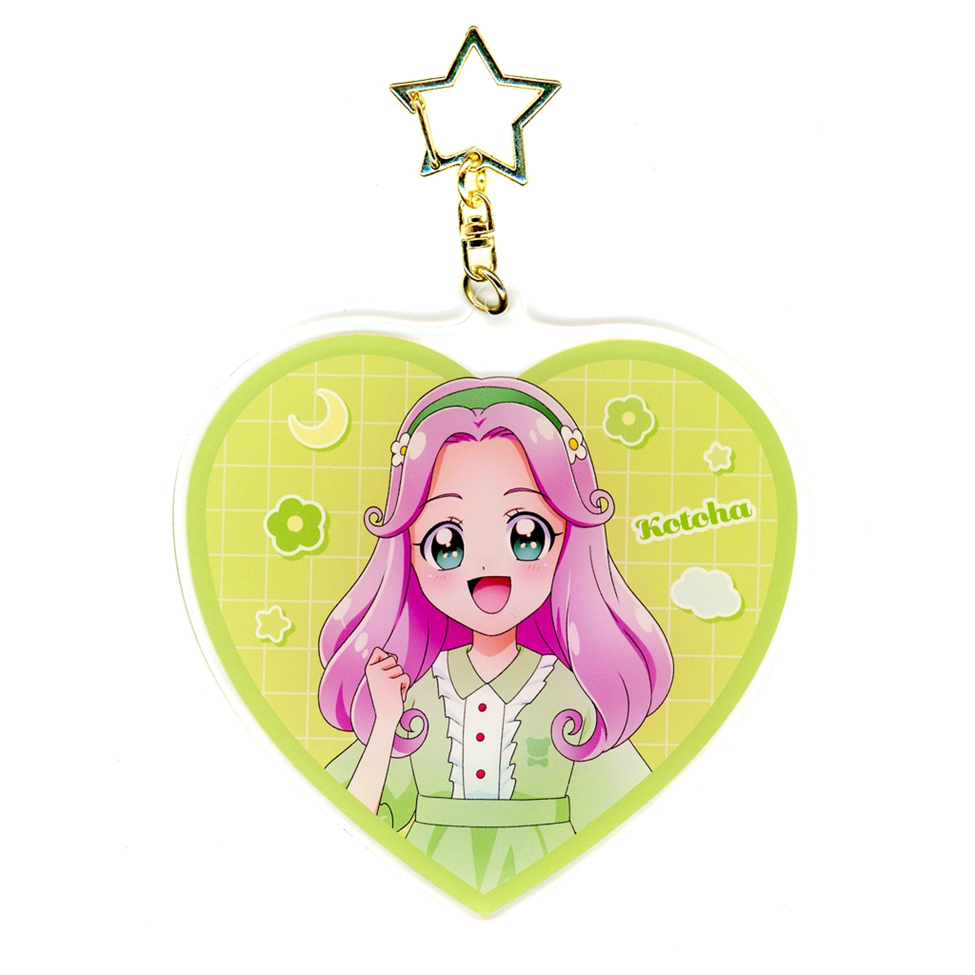 Kotoha Hanami Maho Girls Precure!! MIRAI DAYS Drawn Relax ver. Acrylic Keychain POP UP SHOP PickUp Rankin Shibuya [USED]