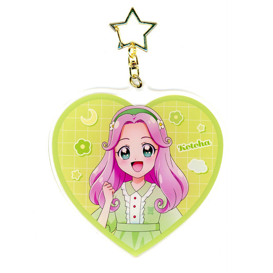 Kotoha Hanami Maho Girls Precure!! MIRAI DAYS Drawn Relax ver. Acrylic Keychain POP UP SHOP PickUp Rankin Shibuya [USED]