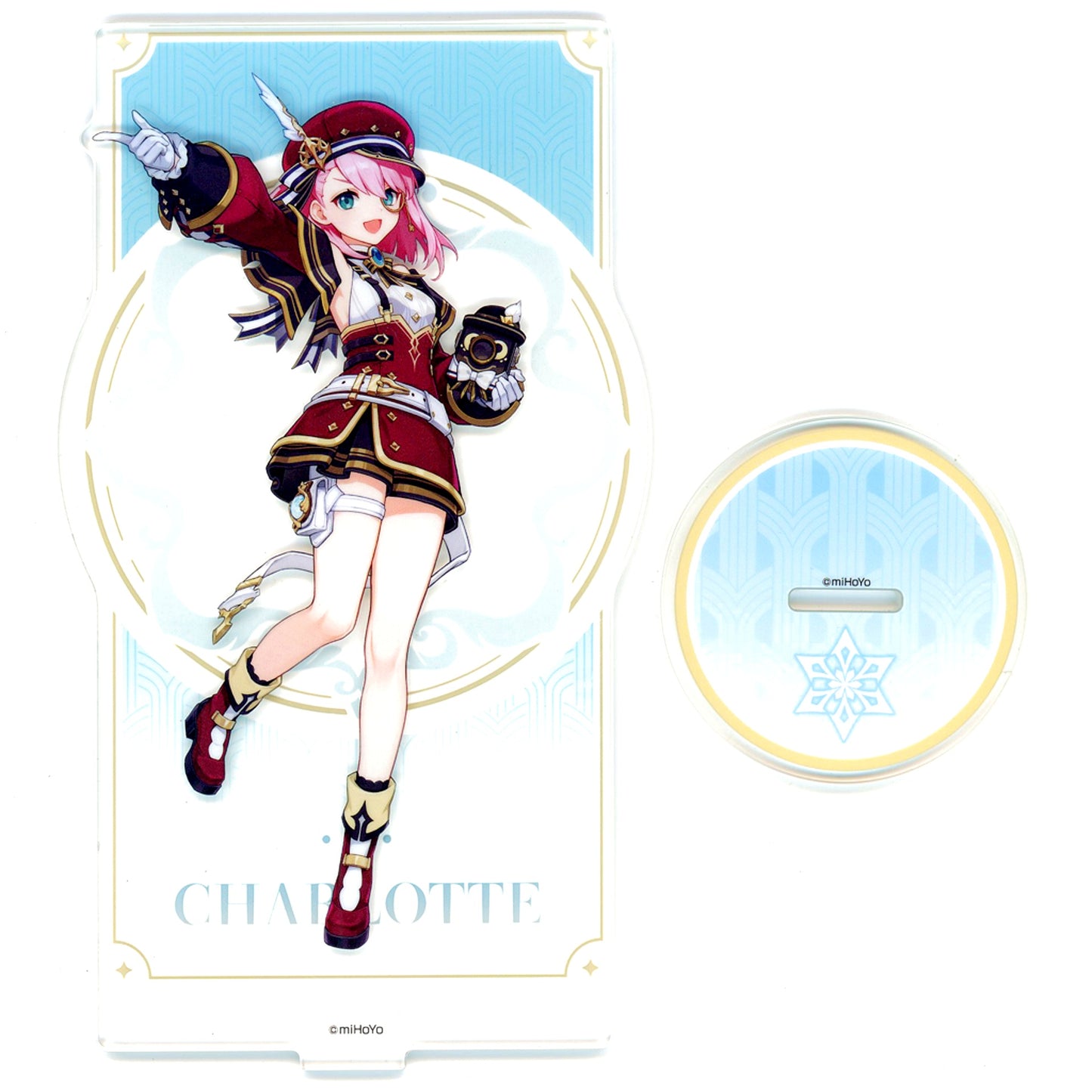 Charlotte Big Acrylic Stand Genshin Impact x GiGO Campaign To the Banquet of Dancing Water Flowers [USED]