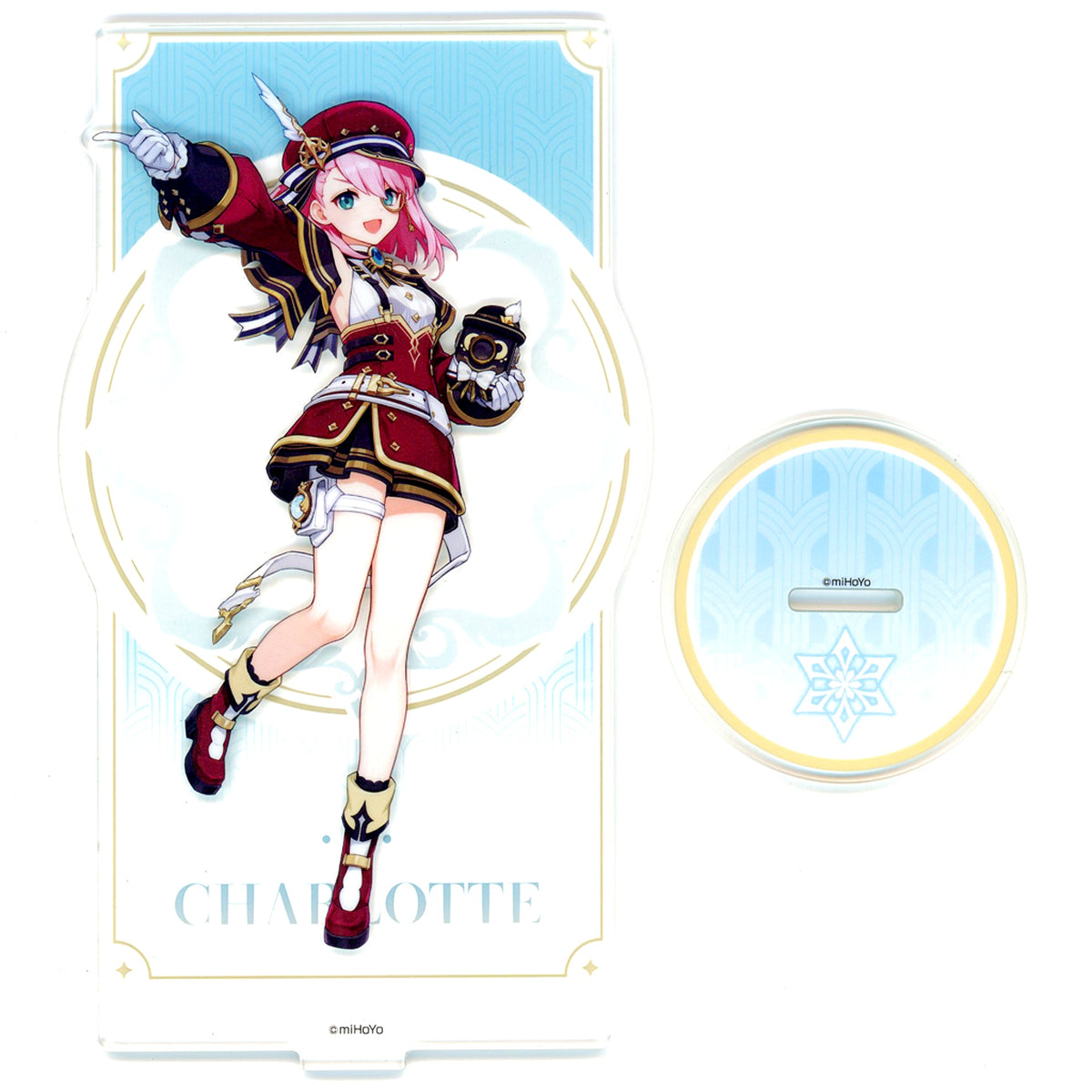 Charlotte Big Acrylic Stand Genshin Impact x GiGO Campaign To the Banquet of Dancing Water Flowers [USED]