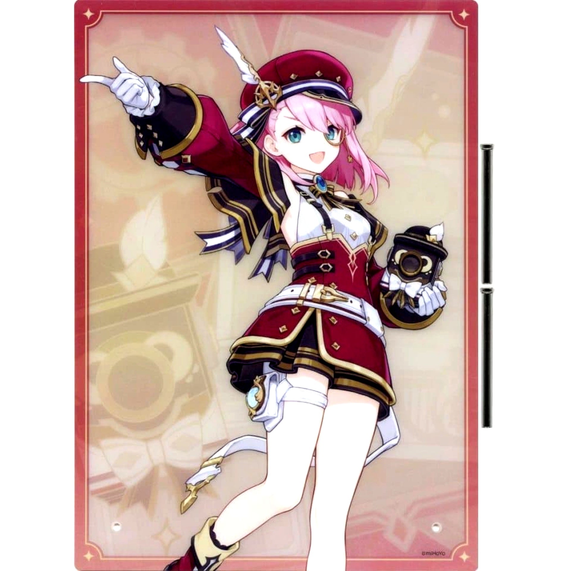 Charlotte Genshin Impact GiGO Campaign Acrylic Board Banquet of Water Flowers [USED]