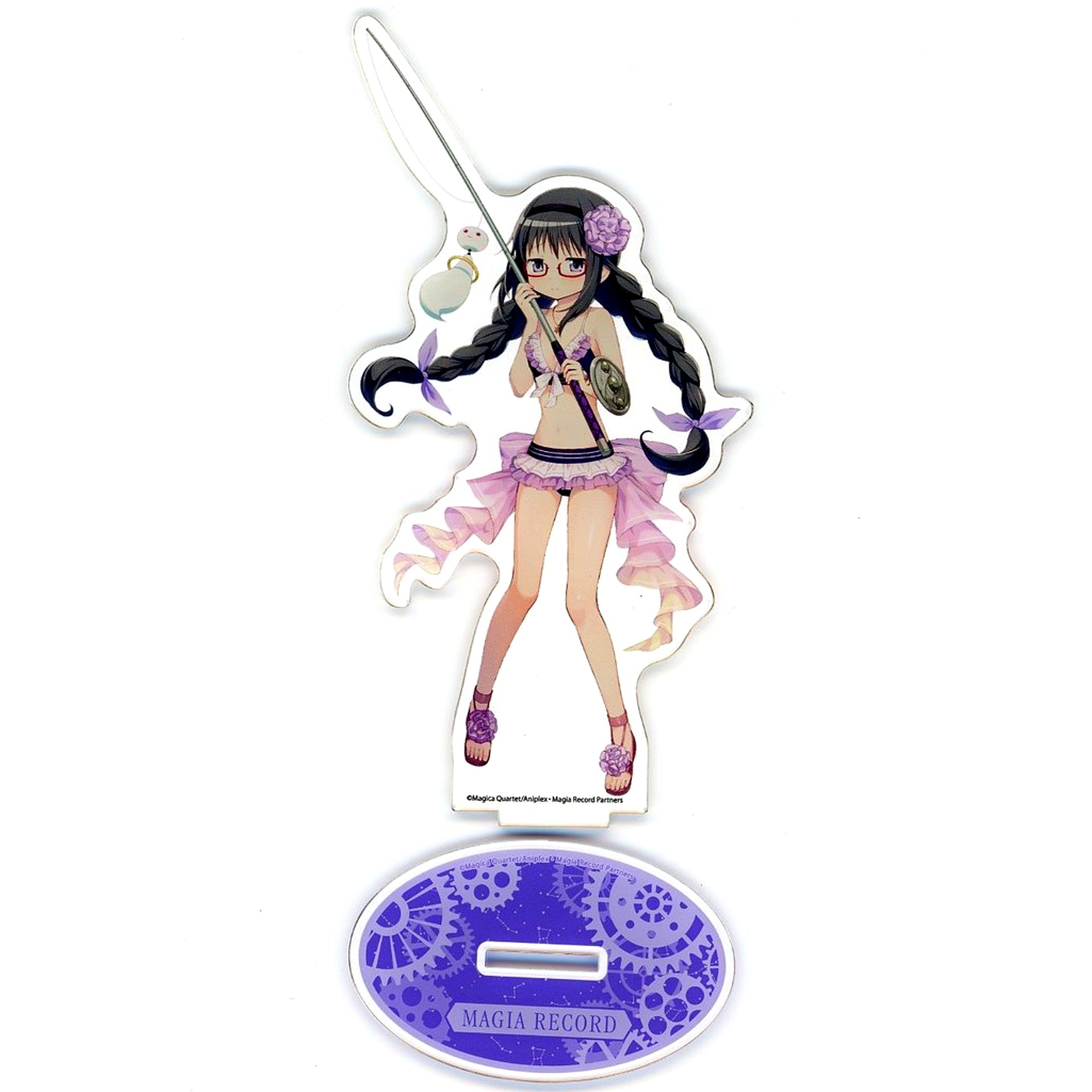 Homura Akemi 22 Swimsuit Ver. Magia Record Puella Magi Madoka Magica Side Story POP UP SHOP Thanks 7th Anniversary Acrylic Stand [USED]
