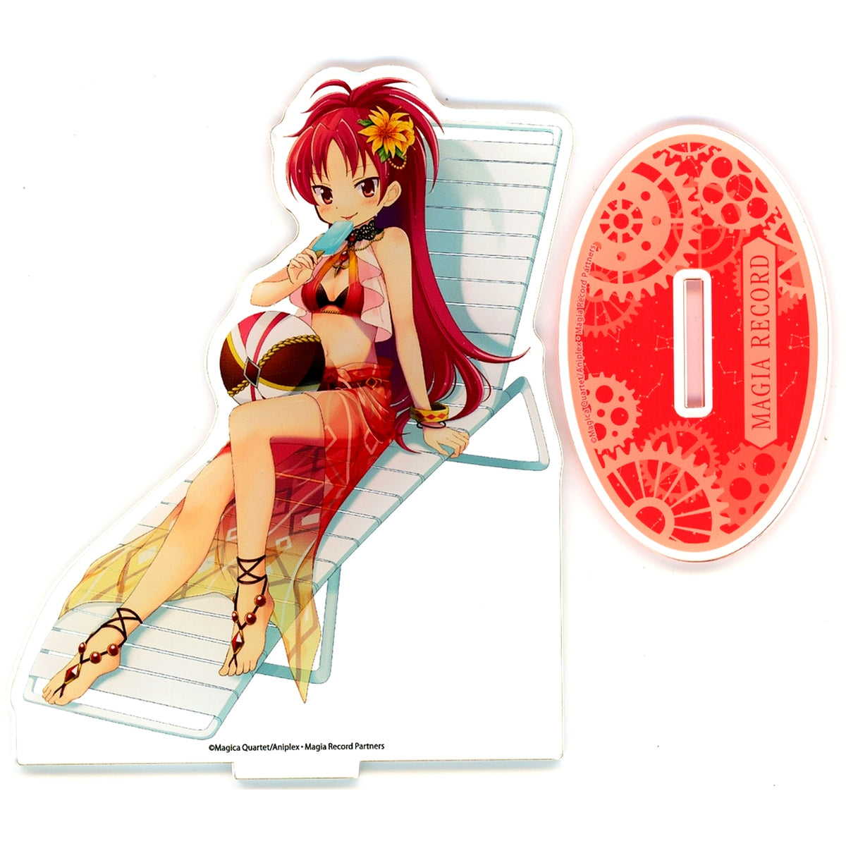 25 Kyoko Sakura Swimsuit Ver. Acrylic Stand Magia Record: Puella Magi Madoka Magica Side Story Pop Up Shop Thanks 7th Anniversary [USED]