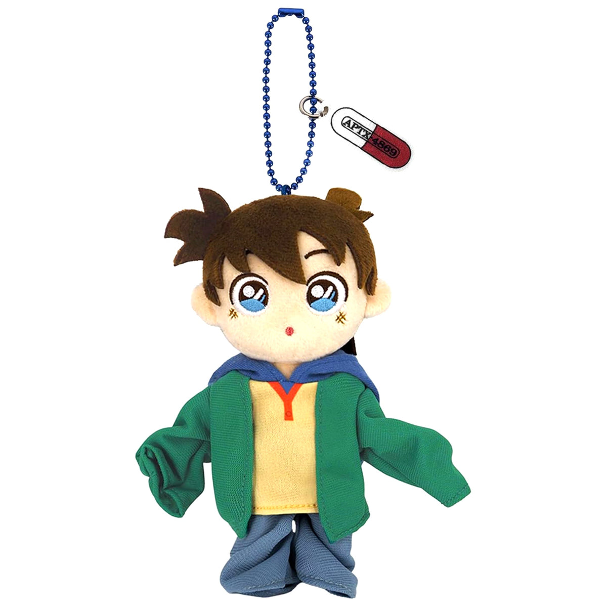 Conan Edogawa Shrunken Great Detective Ver. FCM03 Fluffy Friends Mascot Detective Conan [USED]