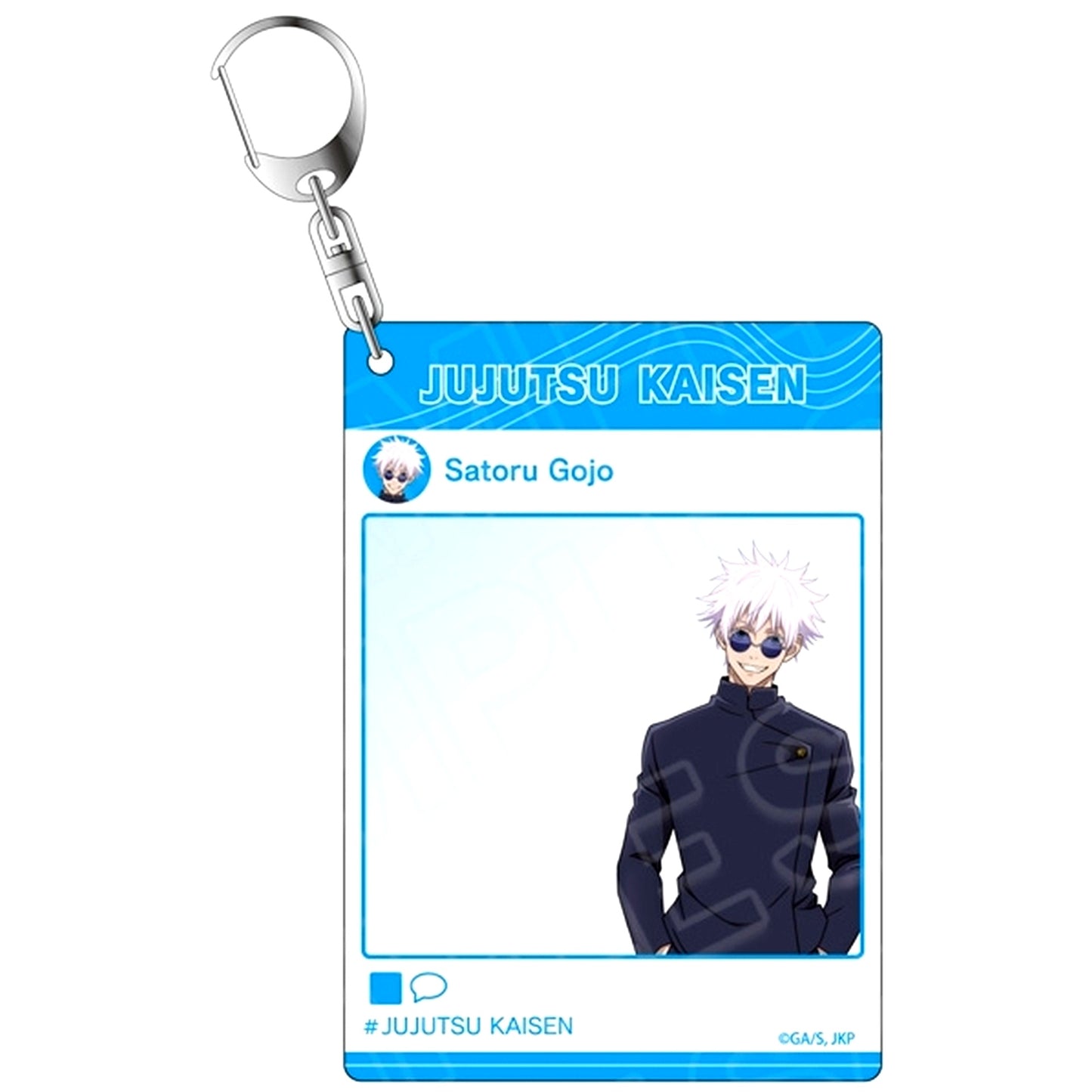 Satoru Gojo Jujutsu Kaisen Season 2 Hidden Inventory Premature Death Instant Photo Style Keychain [USED]