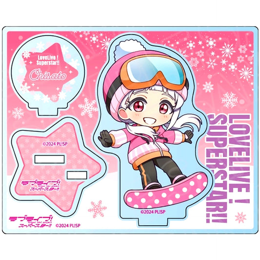 Chisato Arashi Love Live! Superstar!! Winter Play Deformed Ver. Acrylic Stand [USED]