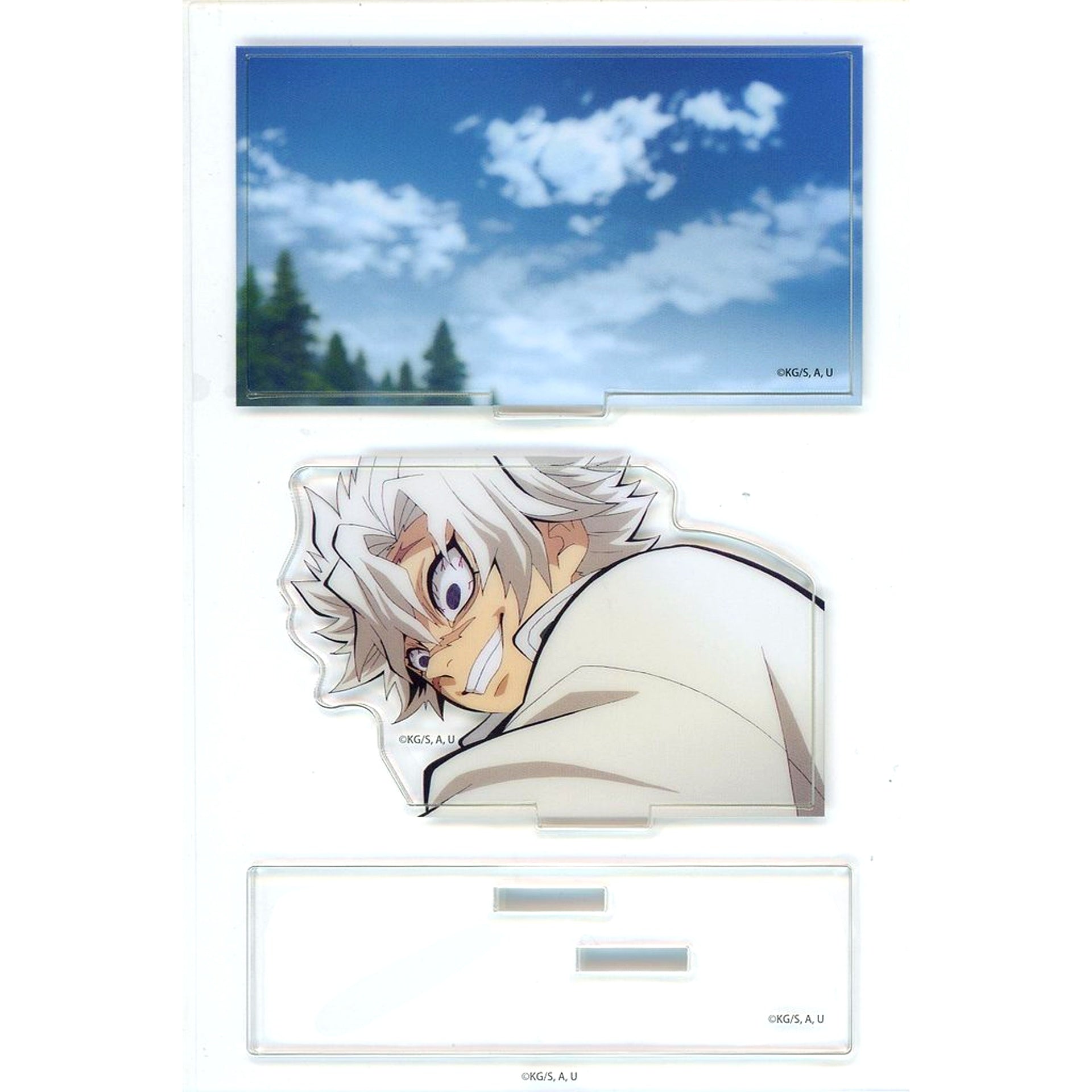 Sanemi Shinazugawa - Sky Background / Smile Demon Slayer: Kimetsu no Yaiba Sound Hashira & Wind Hashira Cafe in ufotable Cafe / Machi Asobi CAFE Sanemi Shinazugawa Random Mini Diorama Acrylic Stand [USED]