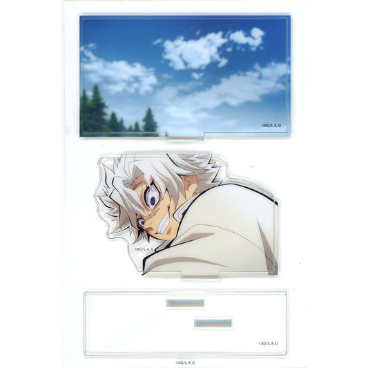Sanemi Shinazugawa - Sky Background / Smile Demon Slayer: Kimetsu no Yaiba Sound Hashira & Wind Hashira Cafe in ufotable Cafe / Machi Asobi CAFE Sanemi Shinazugawa Random Mini Diorama Acrylic Stand [USED]